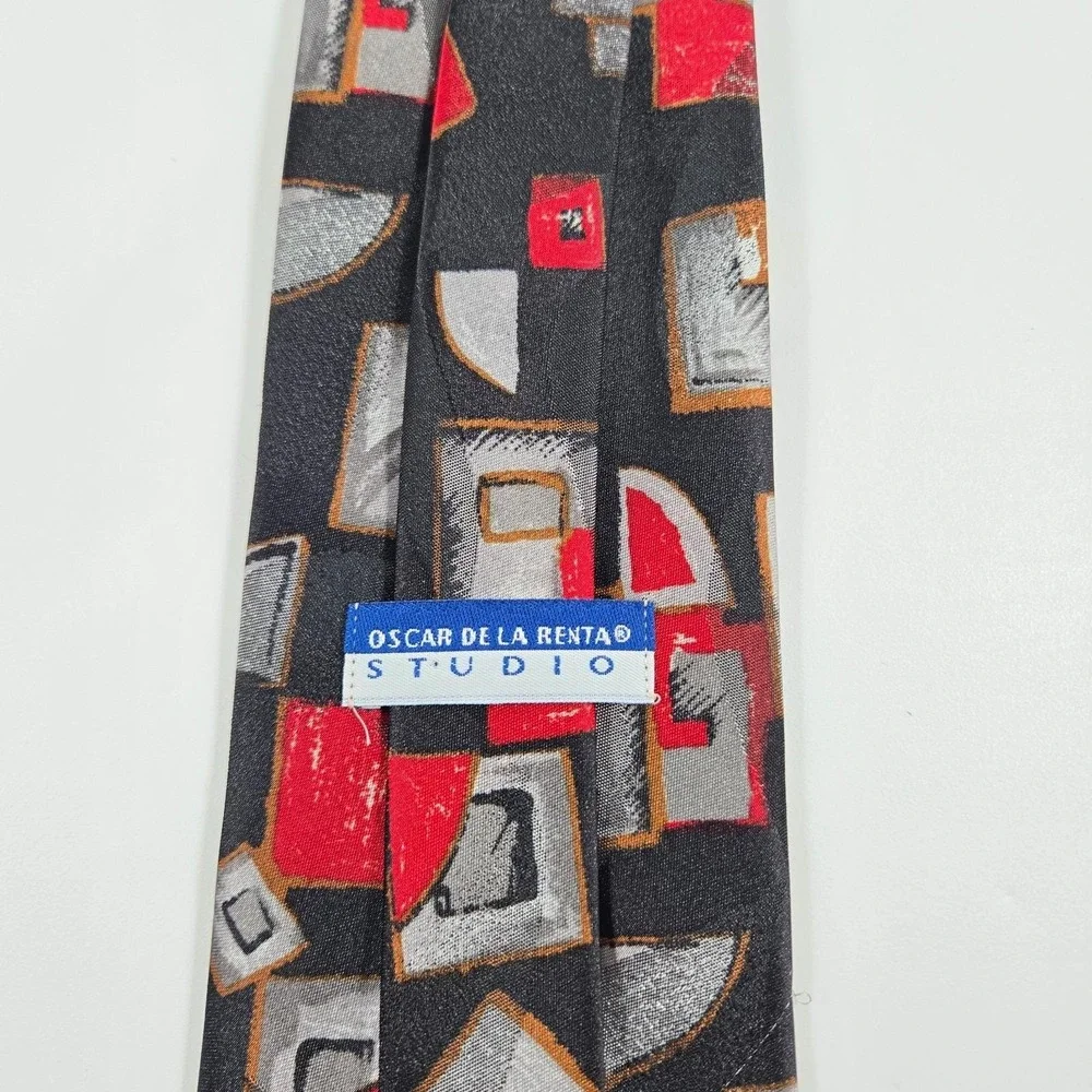3 Vintage Ties Lot Oleg Cassini 55